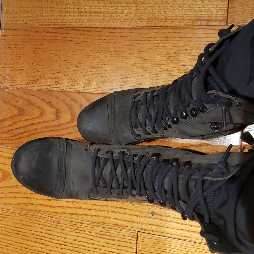 Steve Madden Fold Over Combat Boots